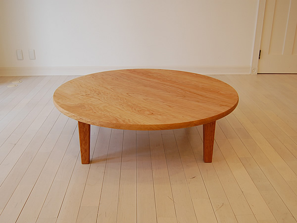 チェリー丸ローテーブル、直径120cm